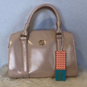 Tracy Negoshian Handbag Rose Gold w/crossbody strap/NWT